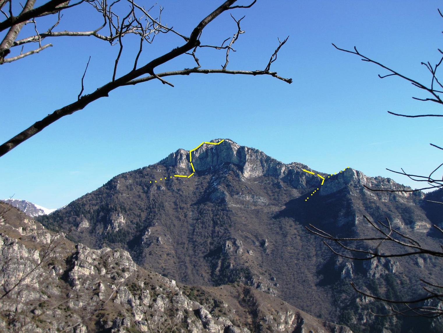 Il sentiero degli Alpini al monte Carona